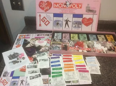 MONOPOLY I LOVE LUCY 50th ANNIVERSARY COLLECTOR'S EDITION NOT COMPLETE • $24.99