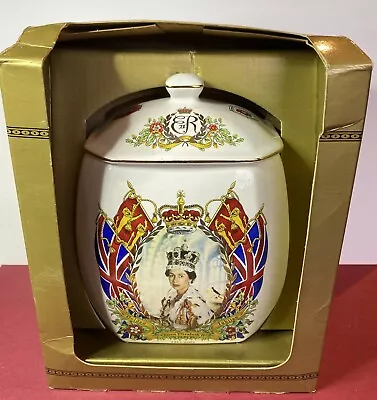 Ringtons Wade QEII Golden Jubilee 1952-2002 Commemorative Tea Caddy In Box • £12