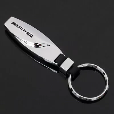 Car Metal Keychain Keyring Pendant Logo Key Chain Holder For Mercedes Benz AMG • $8.99