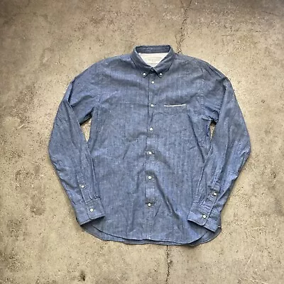 Officine Generale Chambray Button Up Shirt Men’s Large • $49.95