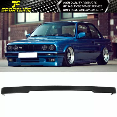 Fits 84-92 BMW E30 3-Series OE MTech Style Front Bumper Lip Spoiler Unpainted PP • $62.87