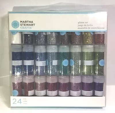 Martha Stewart Crafts Glitter Set * NEW * 24 Colors • $24