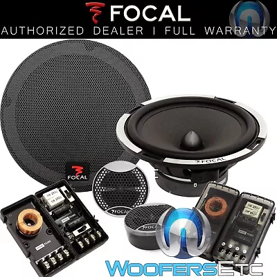Focal Expert Ps 165x2 6.5  Car 2 Ohm Component Speakers Tweeters Crossovers New • $349.99