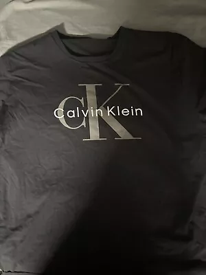 Calvin Klein Monogram Logo Crewneck T-Shirt 2XL Fits Like XL • $20