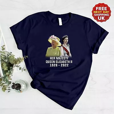 £9.99 • Buy The Queen T Shirt Her Majesty Elizabeth II Tee Memorial England UK RIP Queen T
