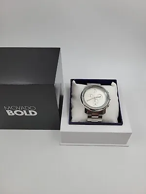 Movado Bold Trend Men’s Silver Dial Stainless Steel Watch - 3600276 ($995 MSRP) • $349.99