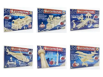£18.95 • Buy Matchstick Modelling Kits 'Matchitecture' - 10% Off For 2 Or More Purchases! 