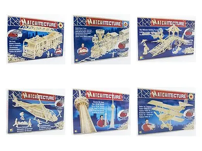 Matchstick Modelling Kits 'Matchitecture' - 10% Off For 2 Or More Purchases!  • £18.95