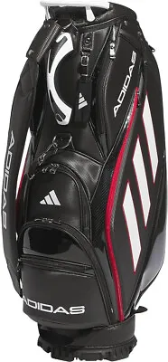 Adidas Golf Men's Caddy Bag THREE BAR DYNAMIC 9.5 X 47 Inch 4.3kg Black MMT77 • $256.36