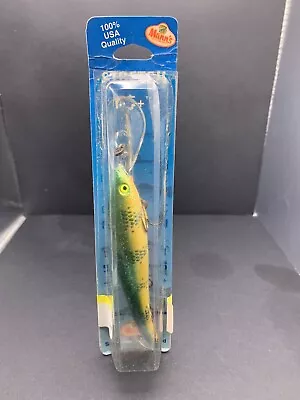 Vintage Fishing Lure! Mann’s Stretch 15+ In Yellow Perch! Original Pack! Awesome • $5.99