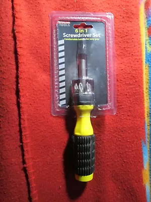 6 In 1 Bit & Screwdriver Set • $8.95