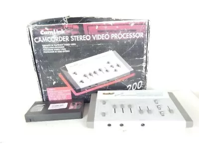 Camlink Vision 200 Camcorder Stereo Video Processor + All Accessories White  • £21.21