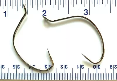 1000 GT 2X Nickel Wide Gap Hollow Point Kahle Fish Hooks Size 3/0 - Kahle Hooks  • $64.99