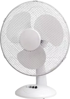 Prem-I-Air 16  Desk Fan Adjustable With 3 Speed Settings For Home And Offices • £29.99