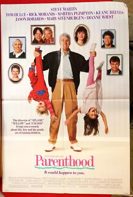 Parenthood Original One Sheet Movie Poster 1989  Steve Martin Ron Howard • $19.99