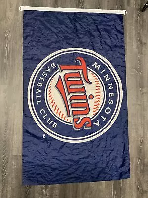 Minnesota Twins 3x5 FT Flag Man Cave Flag Old School Banner Wincraft Official • $14.99