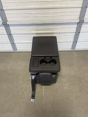 2011-2016 Ford F250 F350 Center Jump Seat / Console Black Leather • $1299.99