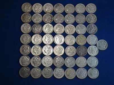 1878-1904 Morgan Silver Dollars F-VF (Fine-Very Fine) Pre-1921 Lot Of 50 Coins • $2280