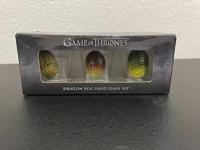 Dragon Egg Shot Glass Set Game Of Thrones HBO Licensed Product New In Box • £38.56