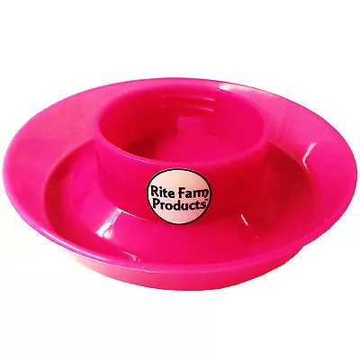 Pink Rite Farm Products Waterer Base For Poly/glass Quart Jar Poultry Chicken • $6.19