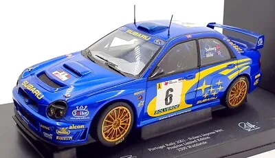 Autoart 1/18 Scale Diecast 80194 - Subaru Impreza WRC 2001 #6 Portugal P.Solberg • $315.72