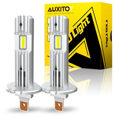 AUXITO H1 LED Headlight Kit 20000LM Hi Low Beam Bulb 6500K Lamp White High Power • $23.99