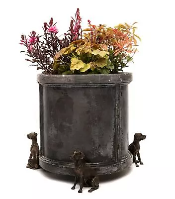 Potty Feet Decorative Great Dane Themed Plant Pot Feet - Bronze Color - Set Of 3 • $21.99