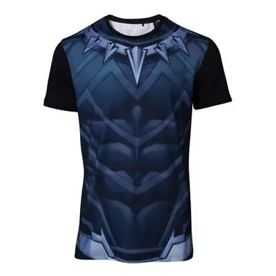 Official Marvel Black Panther Mens XL T-Shirt Black Shirt • £9.99