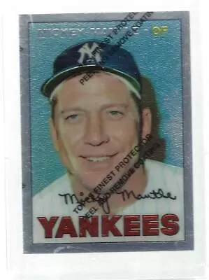 Mickey Mantle 1996 Topps Finest Reprints Card #17 1967 Topps In A Snap Tight • $14.95