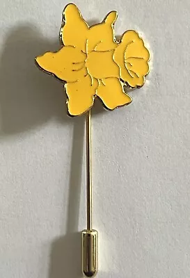 Marie Curie Yellow Enamel Daffodil Stick Pin Badge Lapel Pin Vintage • £12.99