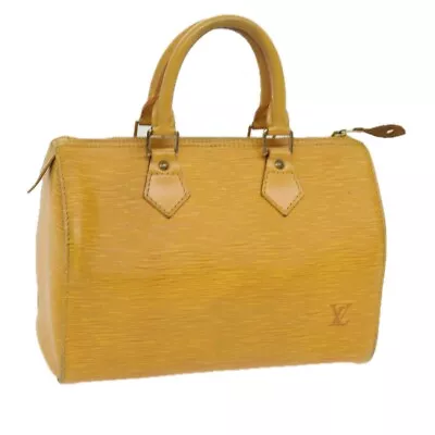 LOUIS VUITTON Epi Speedy 25 Hand Bag Tassili Yellow M43019 LV Auth 64820 • $360