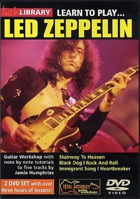 Learn To Play Led Zeppelin [DVD] - DVD  TOVG The Cheap Fast Free Post • £5.04