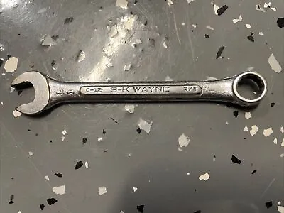 S-K Wayne 3/8  12 Point Raised Panel Combination Wrench C-12 USA Vintage • $8.95