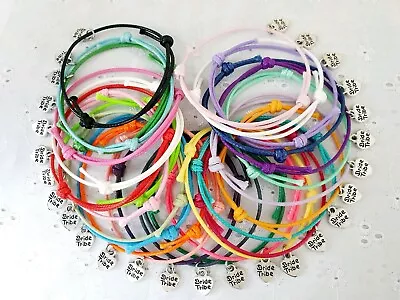 £2.96 • Buy 6 Bride Tribe Hen Party Bracelets Favour Gift Prize *choose Your Own Colours* 