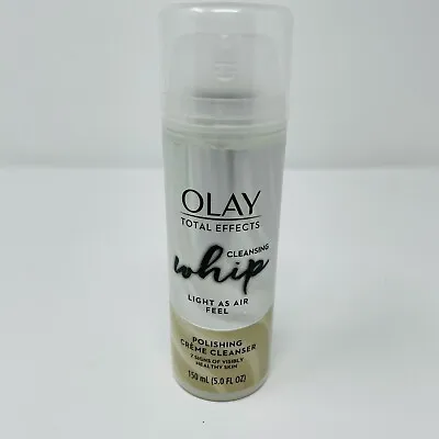 $8.49 • Buy Olay Total Effects Cleansing Whip Polishing Creme Cleanser 5.0 Fl Oz
