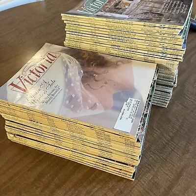 Victoria Magazine 57 Back Issues Vintage Lot 1987-1995 Home Fashion Lifestyle • $59