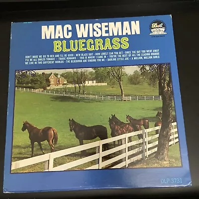 Bluegrass Vinyl Record Mac Wiseman For Records DLP3731 • $19.99