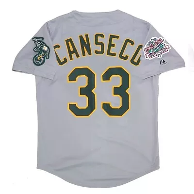 Jose Canseco Oakland Athletics 1989 World Series Grey Road Men's Jersey (S-3XL) • $129.99