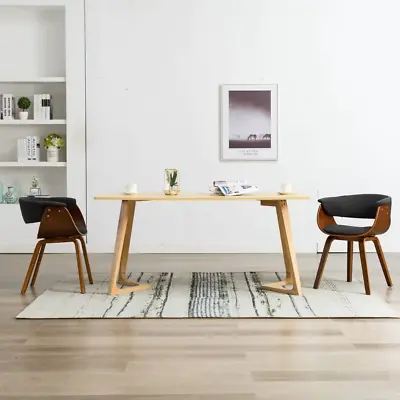 $219.99 • Buy VidaXL 1/2/4/6x Solid Wood Bent Dining Chair Dinner Furniture Multi Colors