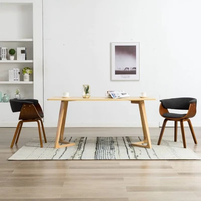 $219.99 • Buy VidaXL 1/2/4/6x Solid Wood Bent Dining Chair Dinner Furniture Multi Colors