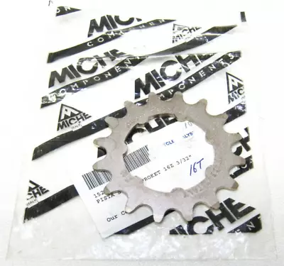 Miche Italy - Primato Fixed / Track 16T 3/32  Pitch Cog - New - NOS • $12