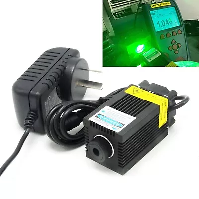 $285.86 • Buy 515nm 1000mW Green Focusable Dot 1W Engraving Laser Module Diode 12V Adapter