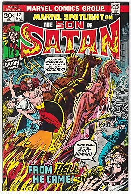 Marvel Spotlight #12 Fn/vf 7.0 1973 Marvel Comics Origin & 2nd App Son Of Satan • $34.99