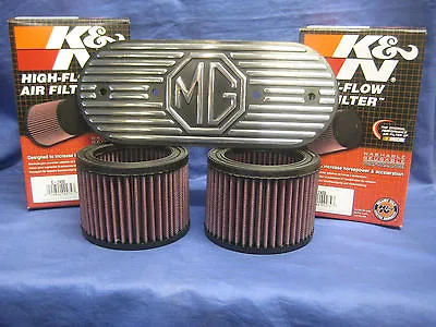 Mgb 1800 K & N Air Filters With Alloy Plate + Free Duckhams 250ml Fuel Additive  • $180.22
