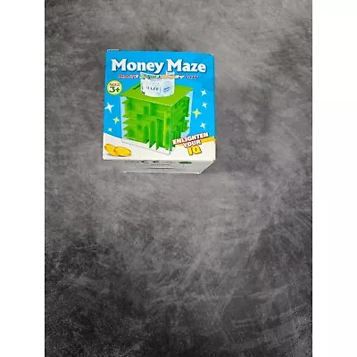 Puzzle Money Maze  Box Brain Teasers Toy Gifts No.2691 NIB • $10.90