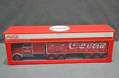 Coca Cola Red Wooden Christmas Truck Advent Calendar 24 Days Holidays Are Coming • £49.99