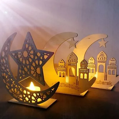 Wooden MDF Muslim Eid Mubarak Ramadan Advent Calendar House Drawer Decoration CZ • $9.86