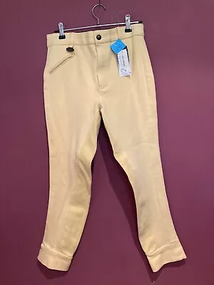 Children’s New Equetech Full Seat Canary Show Jodhpurs 26” • £9