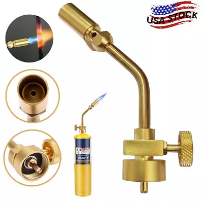 Full Metal Brass Pencil Flame Gas Welding Torch Head For MAPP MAP Pro Propane • $13.80