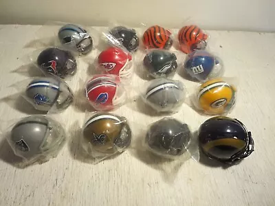 16 Mini Gumball Vending NFL Football Helmets  One Riddell Clean  NOS • $20